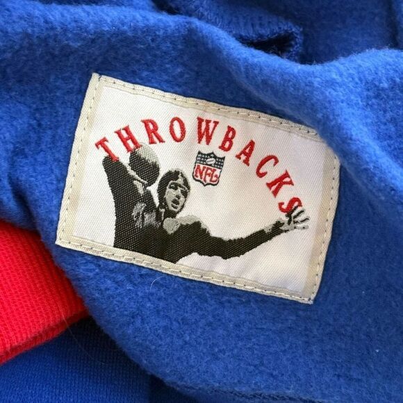 Mitchell & Ness Embroidered Red Blue Patriots Hoodie - Unisex L - Picture 15 of 15